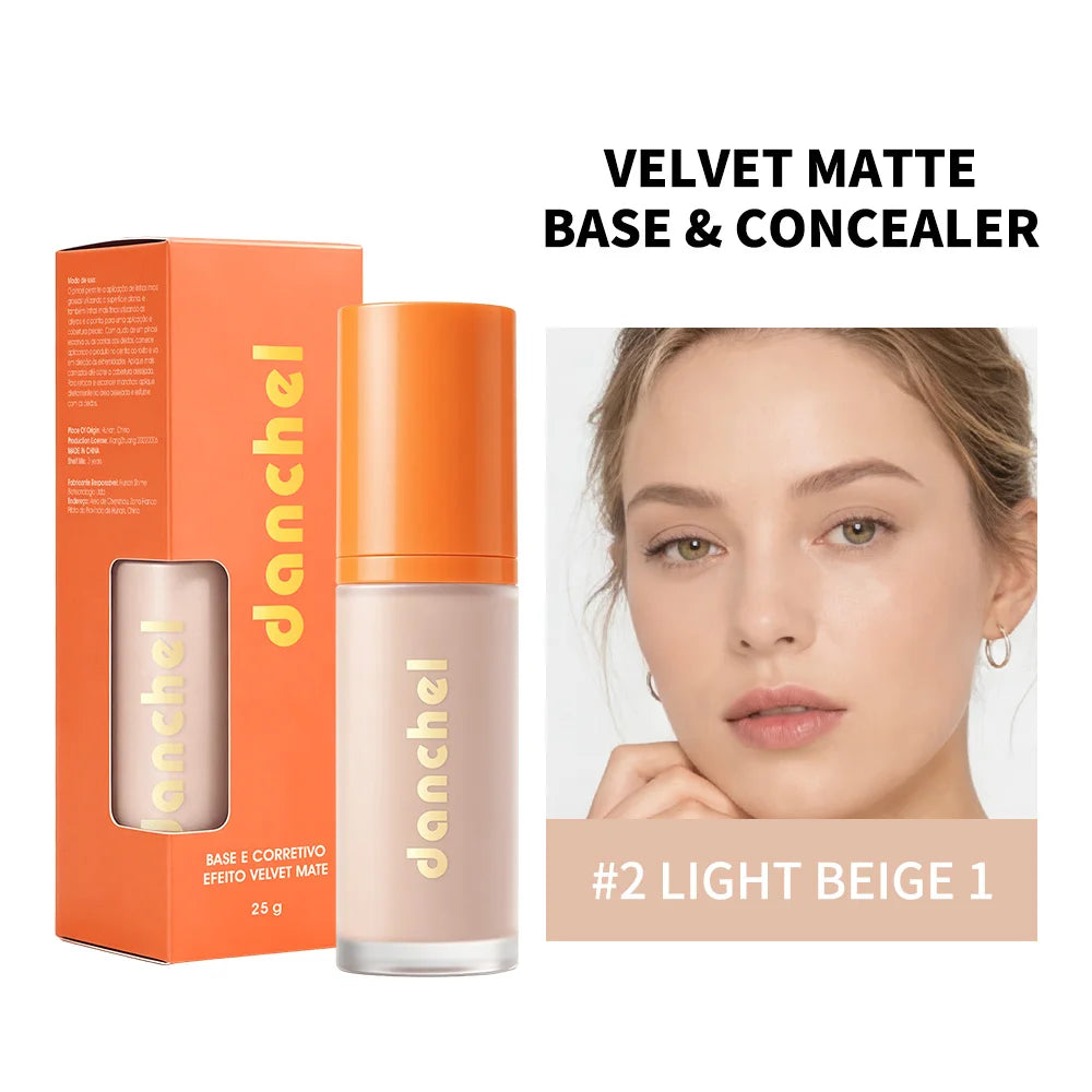 Daily Makeup Liquid Foundation and Concealer for Smooth Matte Coverage - 26
