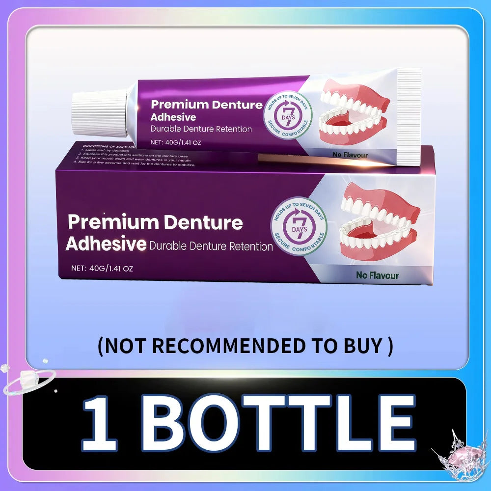Daily Denture Care Thermoplastic Denture Adhesive Kit for Secure Hold