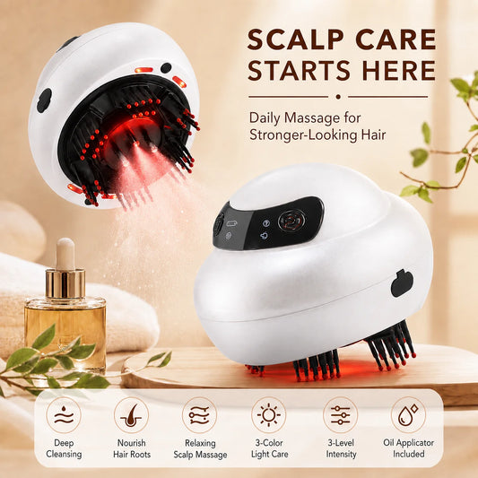 Scalp Care Electric Spray Massage Comb for Frizzy Hair and Scalp Care