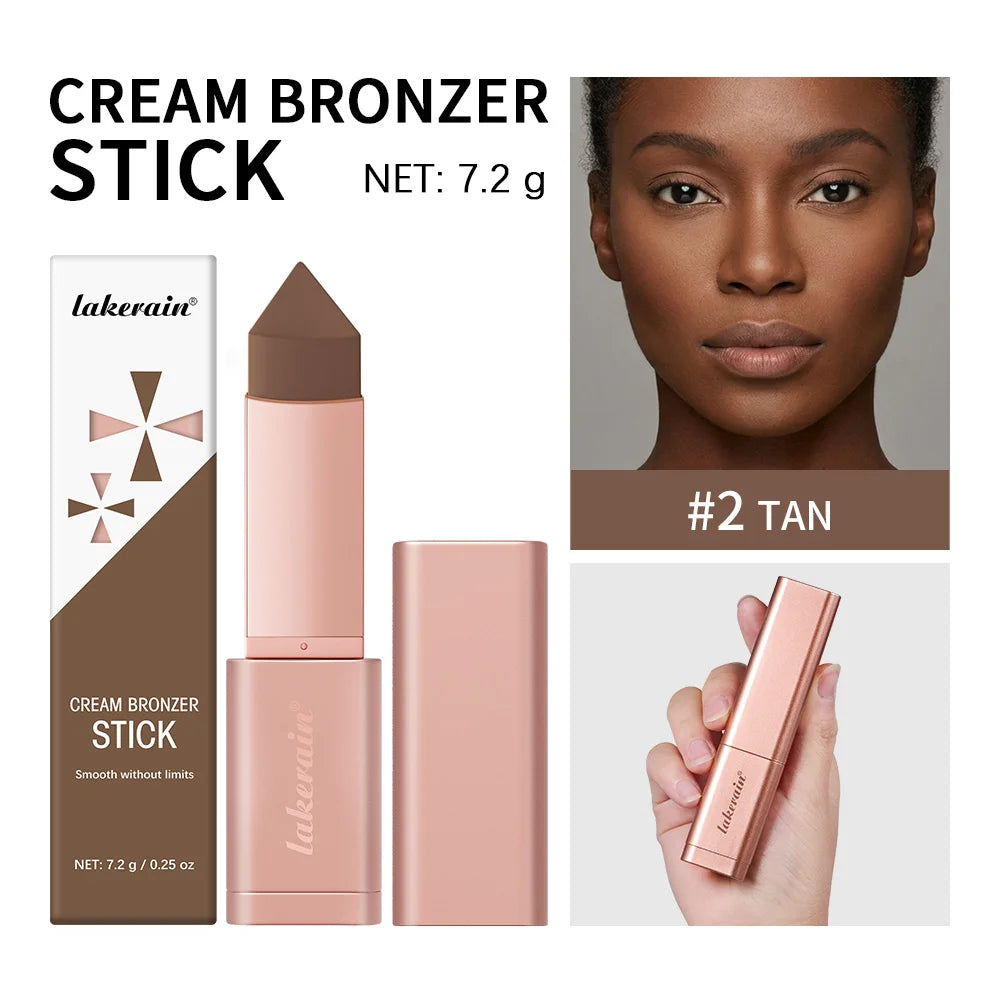Daily Makeup Routine Contour Bronzer Stick for Sculpted Looking Face