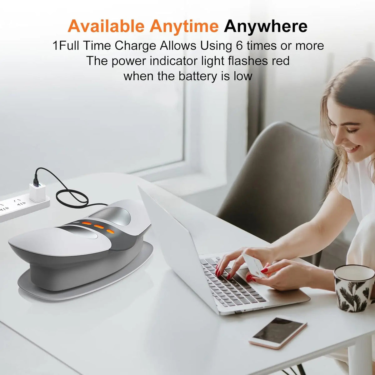 Home Office Electric Back Stretcher Lumbar Traction Support Device