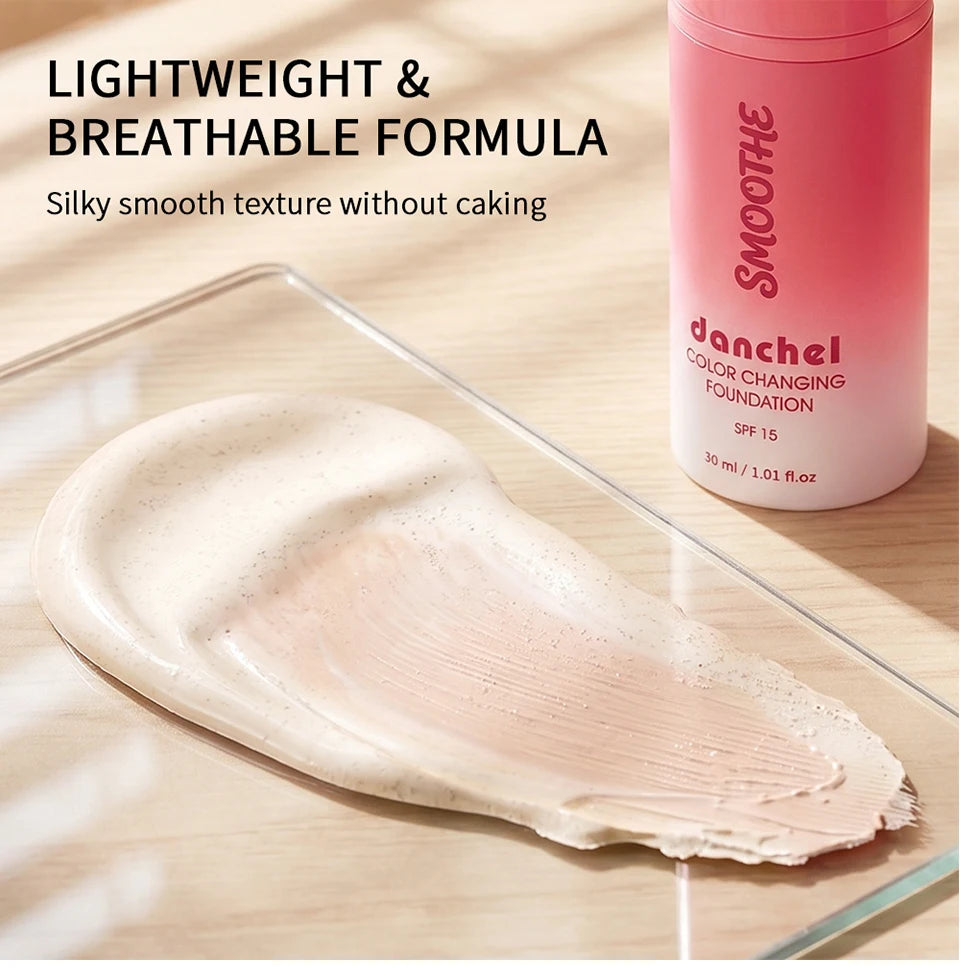 Daily Makeup Routine Color Changing Foundation for Flawless Seamless Look