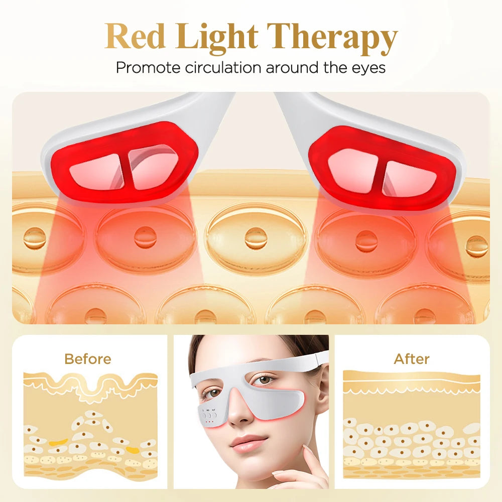 Daily eye fatigue visual 3d eye massager red light relief tool - 15