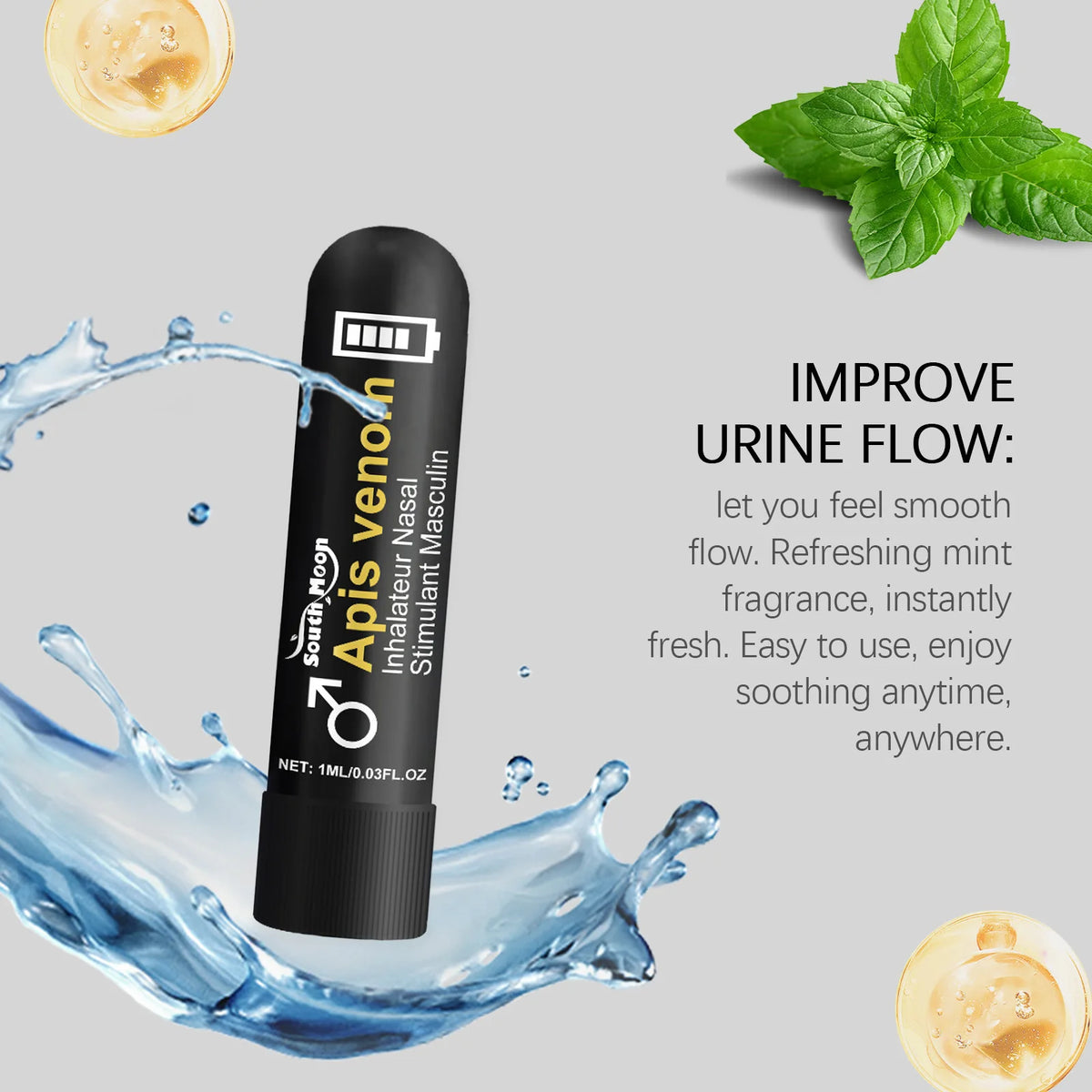 Daily Men Care Nasal Sniffing Stick Gentle Comfort and Body Nutrition