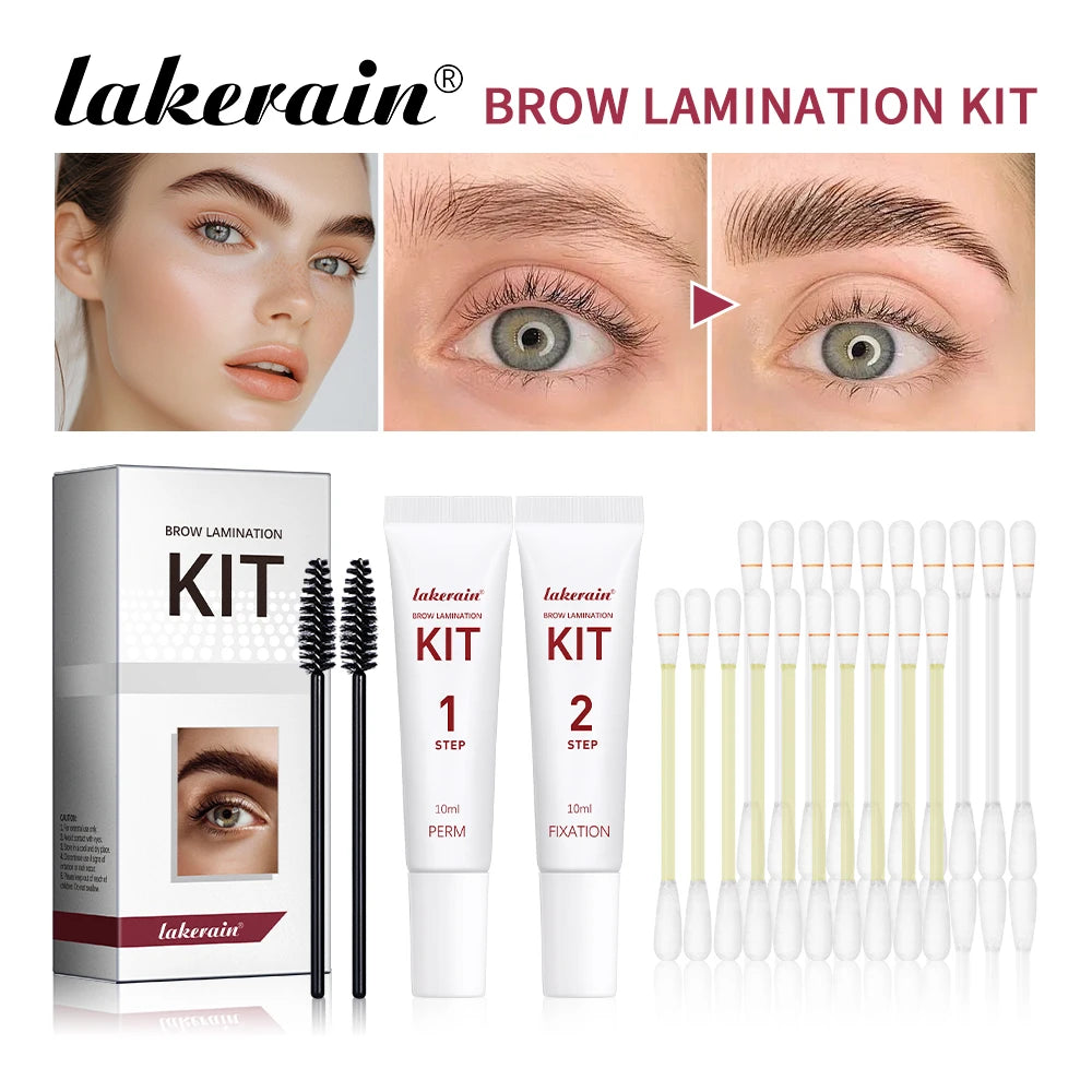 At Home Brow Lamination Kit Semi-Permanent Eyebrow Fixation Set - 32