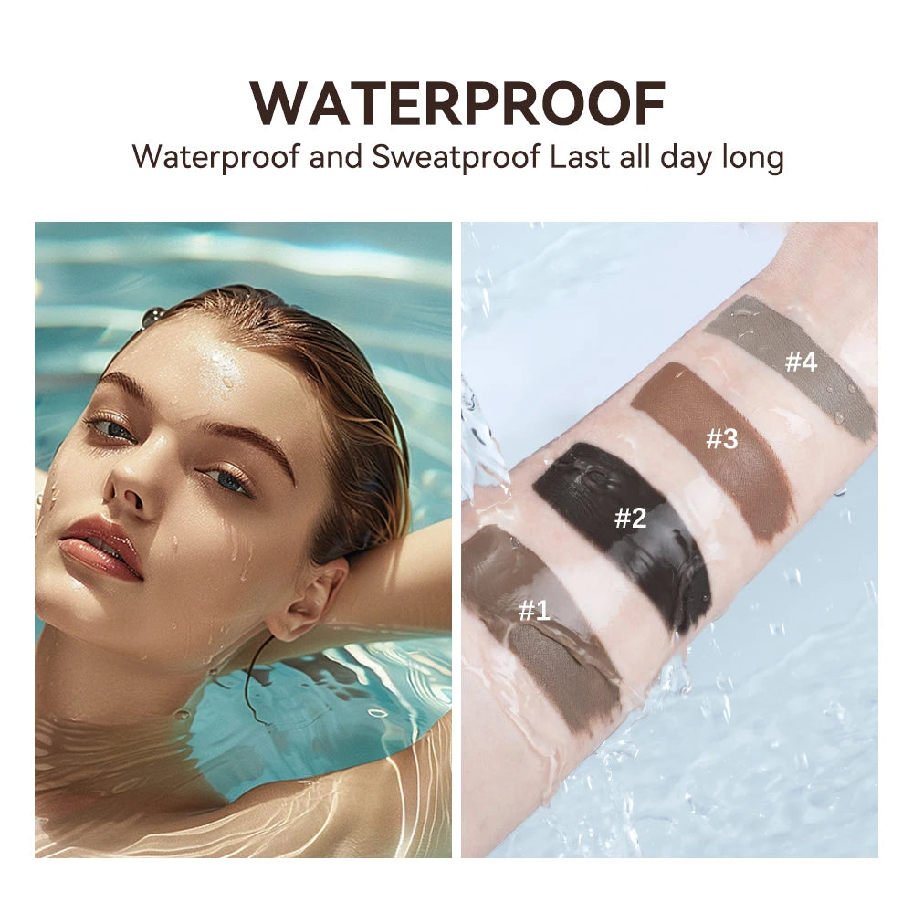 Daily Makeup Routine Waterproof Eyebrow Gel Set for Natural Long-Lasting Wear - 5