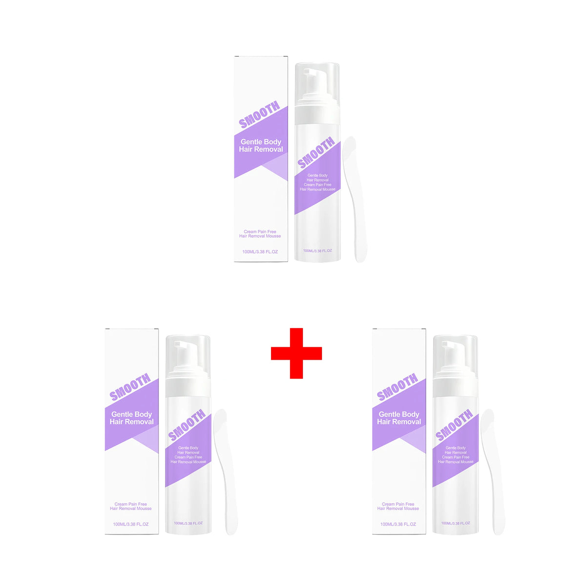 Smooth Skin Hair Removal Mousse for Painless and Easy Body Grooming