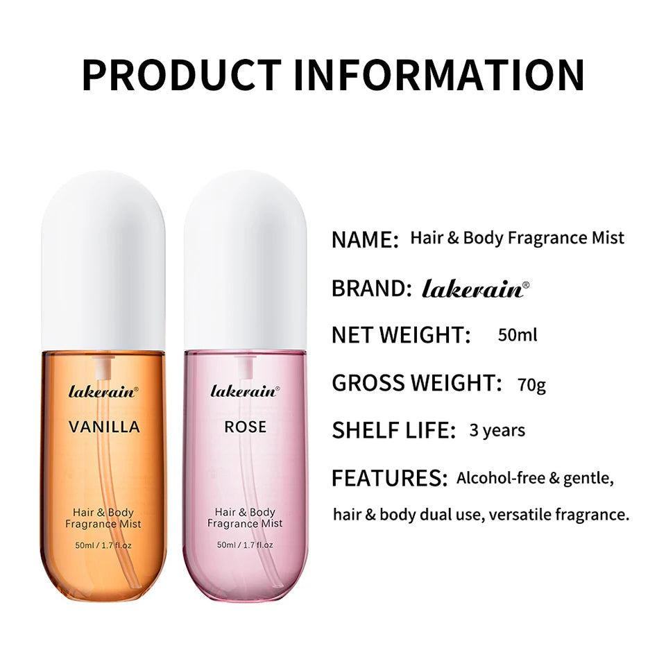 Daily Dating Vanilla and Rose Fragrance Mist Perfume for Fresh Scent - 16
