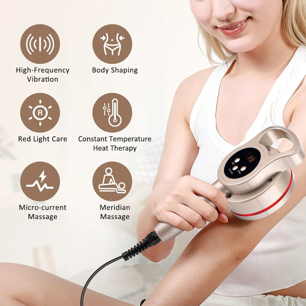 At Home Electric Meridian Brush Massager for Body Slimming and Relaxation - 2