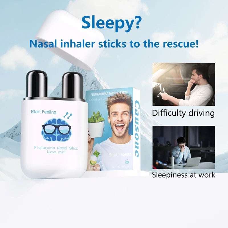 Driving Drowsiness Nasal Suction Energy Stick Cool Oil Body Care - 2