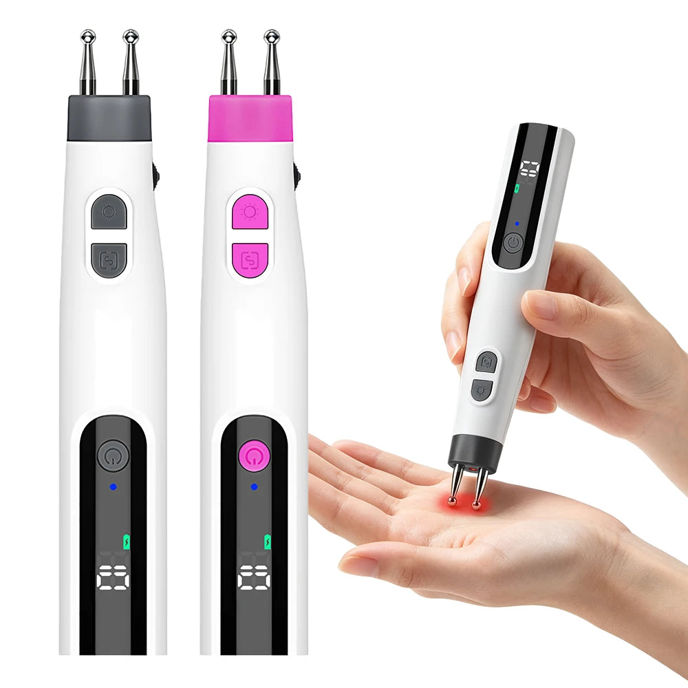 At Home Electric Double Head Massage Pen for Neck Back Relaxation - 1
