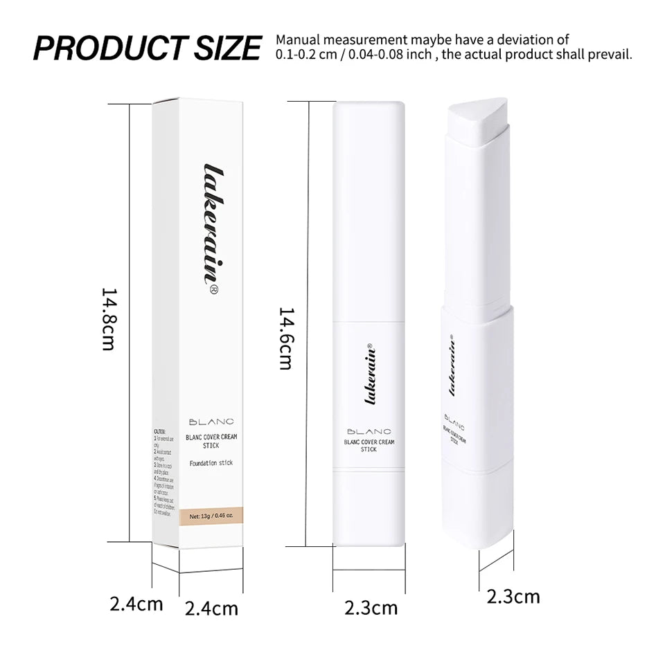 Daily Makeup Routine Dual Ended Color Changing Foundation Stick Smoothly - 17