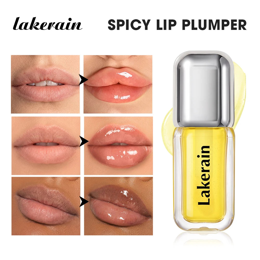 Daily Makeup Routine Spicy Lip Plumper Serum for Fuller Lips Gloss
