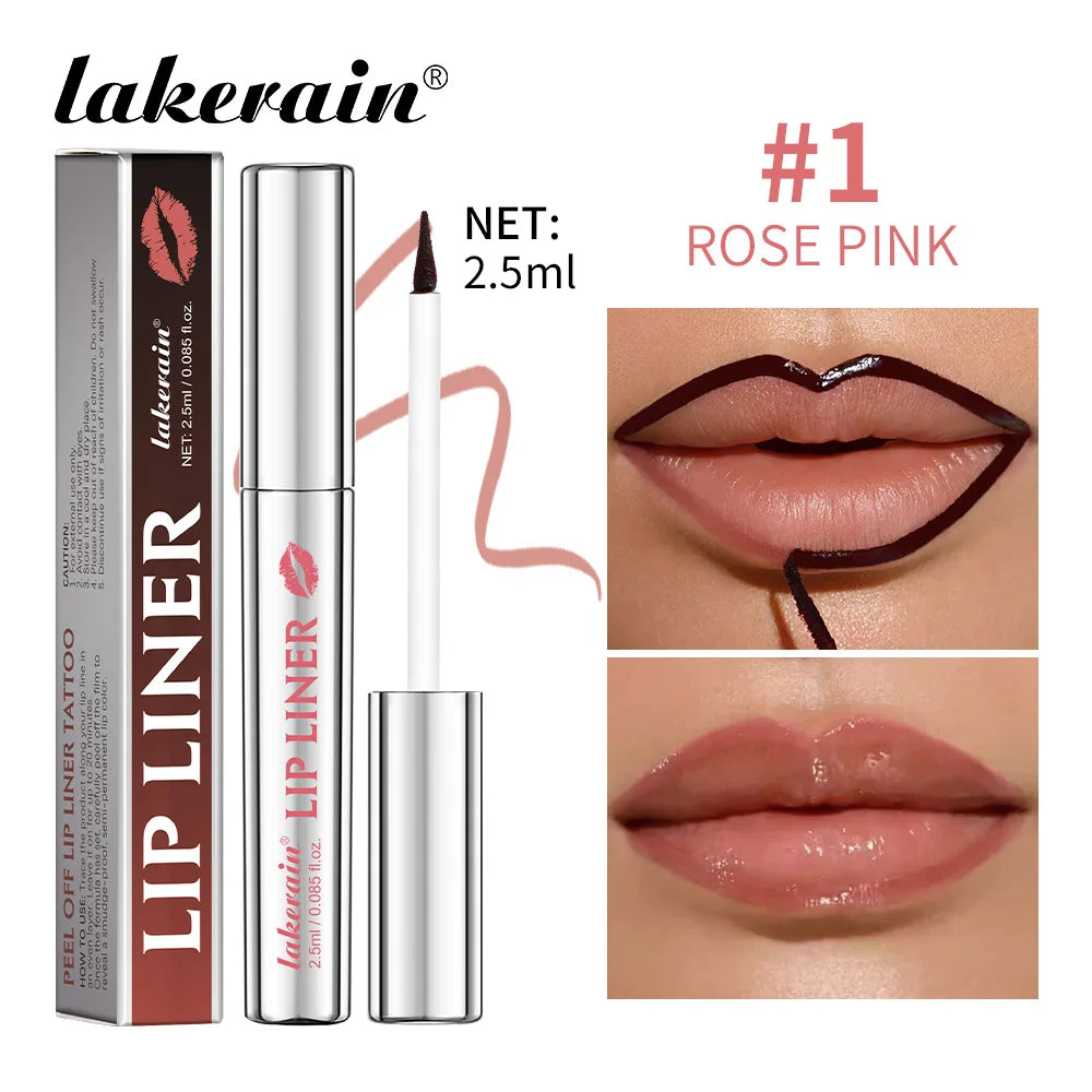 Daily Makeup Peel Off Lip Liner Tattoo for Long Lasting Waterproof Wear