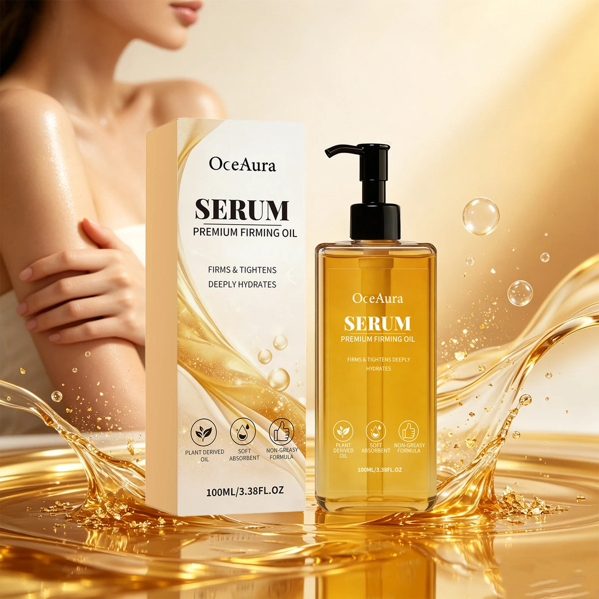Daily Body Spa Care Firming Serum Oil for Smooth Skin Elasticity