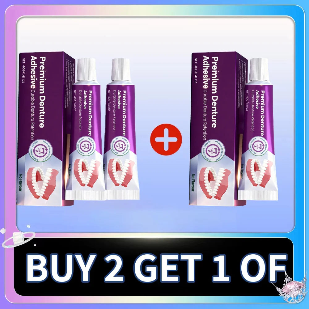 Daily Denture Care Thermoplastic Denture Adhesive Kit for Secure Hold