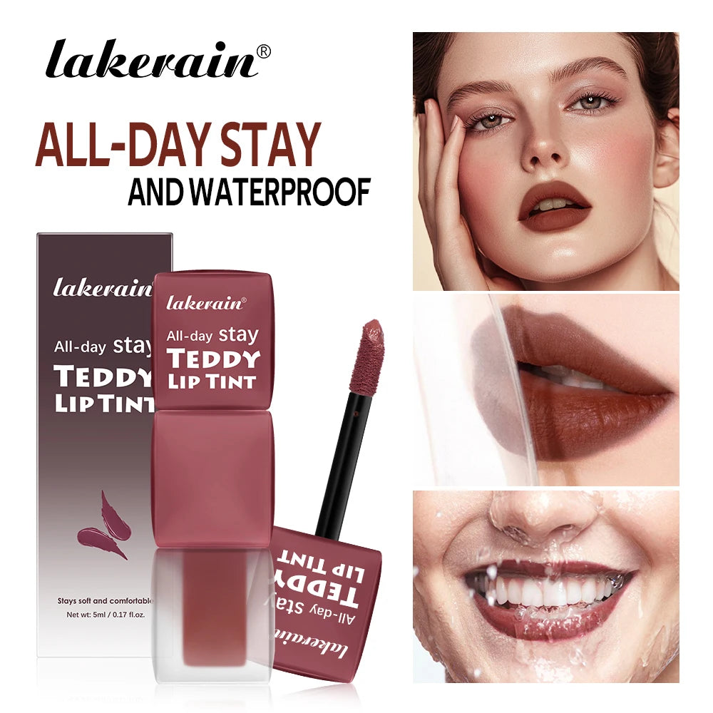 Daily Makeup Teddy Lip Tint With Long Lasting Waterproof Matte Finish