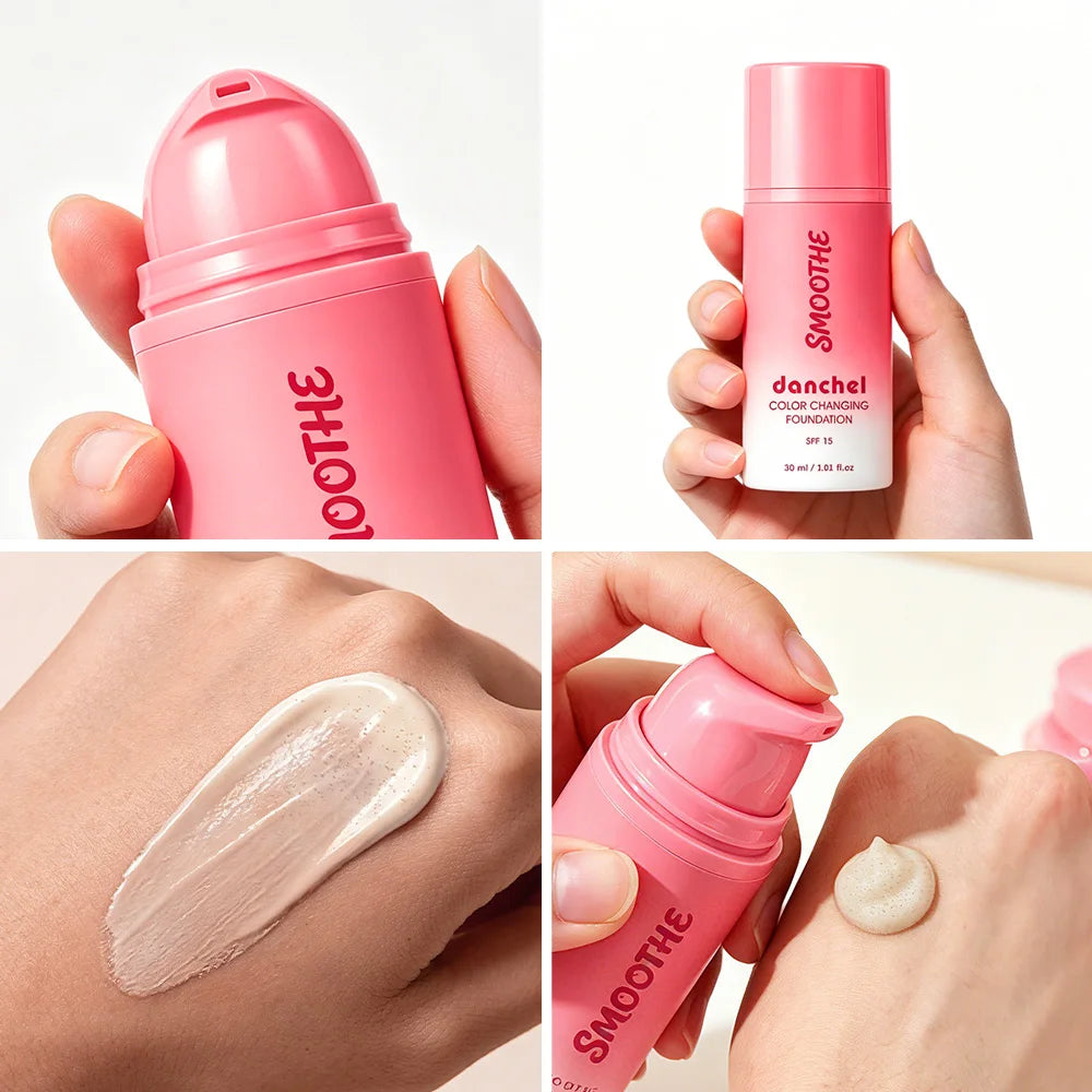 Daily Makeup Routine Color Changing Foundation for Flawless Seamless Look - 6