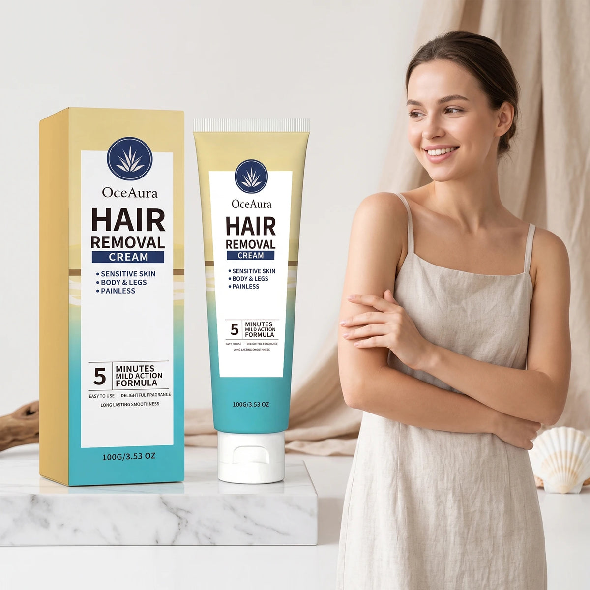Smooth Skin Hair Removal Cream Painless Formula