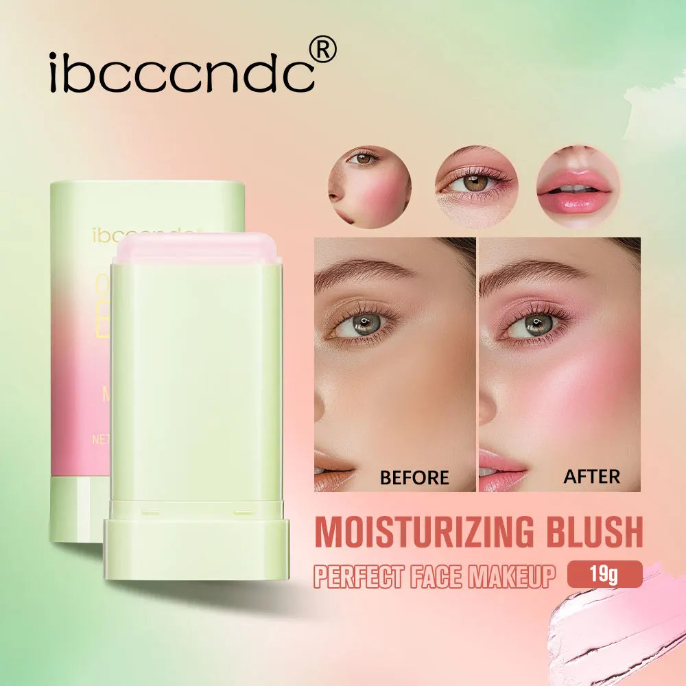 Daily Makeup Routine Cream Blusher Stick for Natural Glow and Moisture - 2