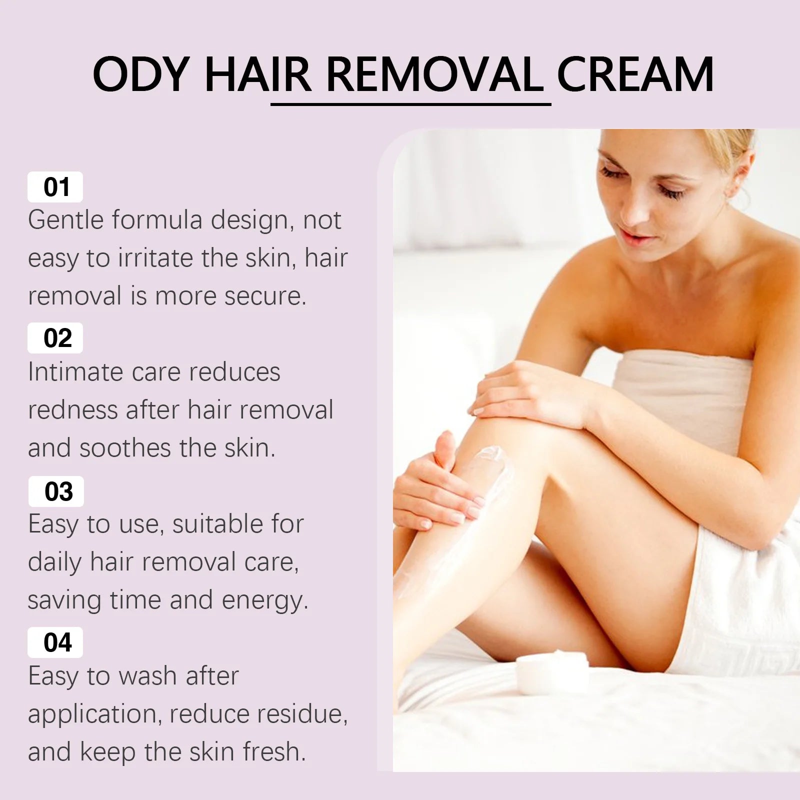Smooth Skin Hair Removal Cream for Painless and Gentle Body Care - 5