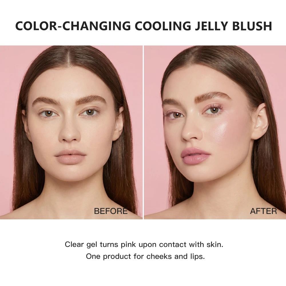 Daily Makeup Color Changing Jelly Blush Stick with Deep Hydration - 10