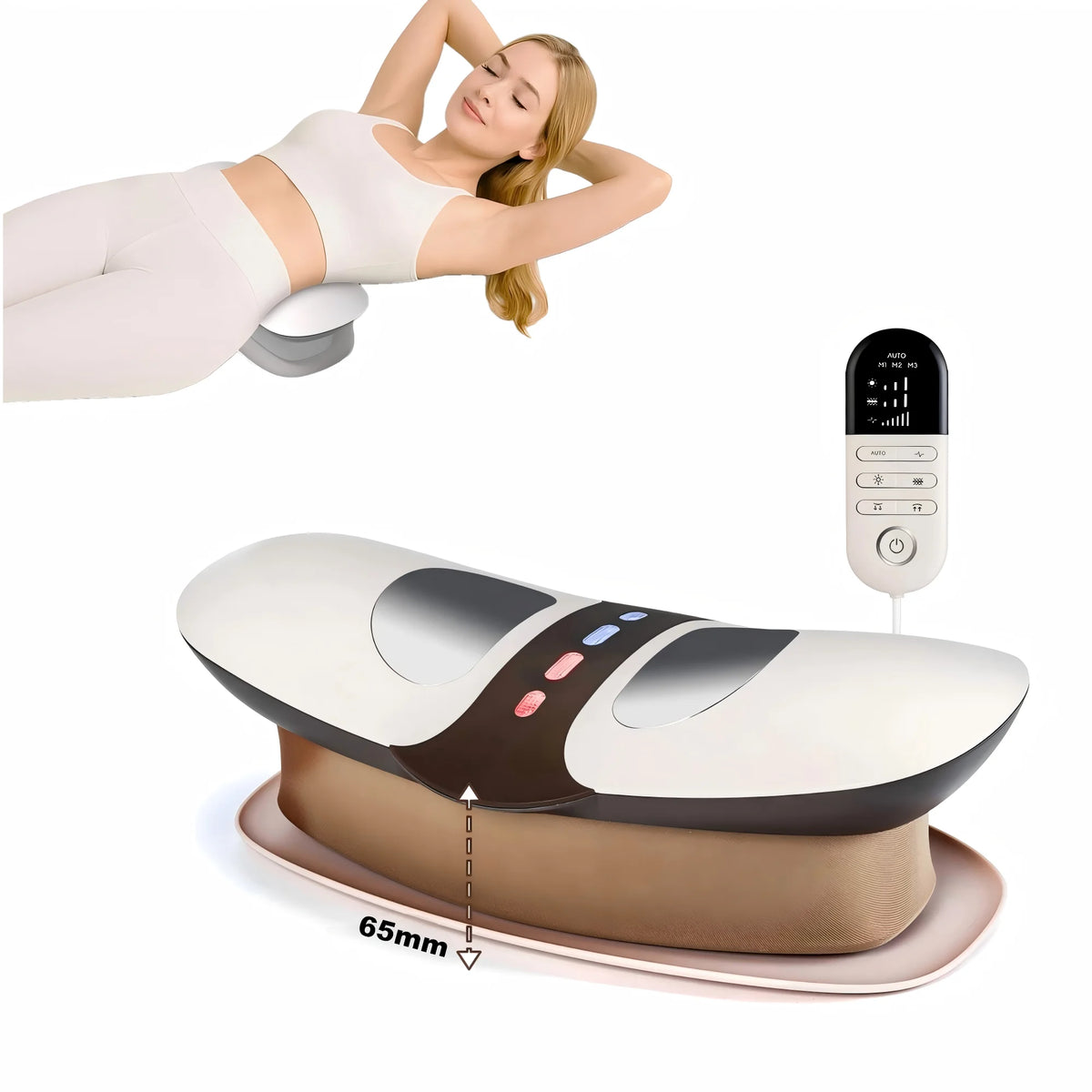 Home Office Electric Back Stretcher Lumbar Traction Support Device
