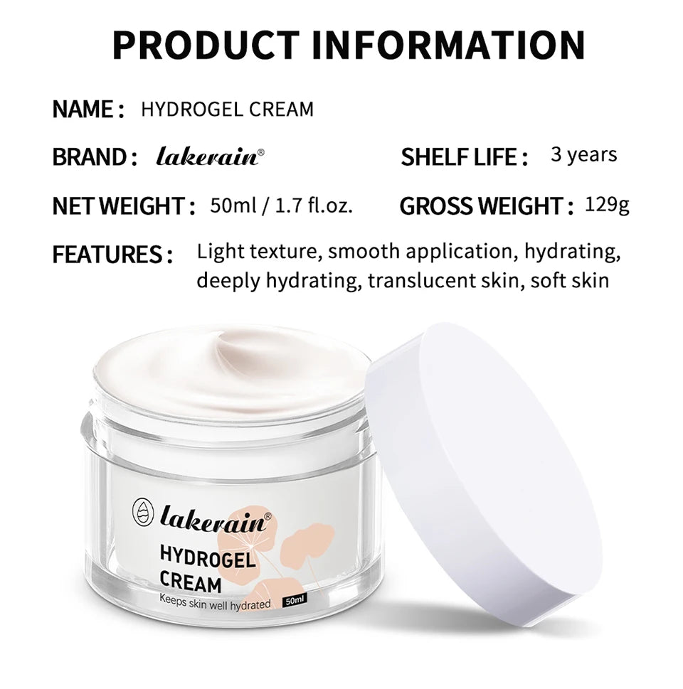 Daily Face Care Hydrogel Cream Deeply Nourishing and Hydrating Skin Care