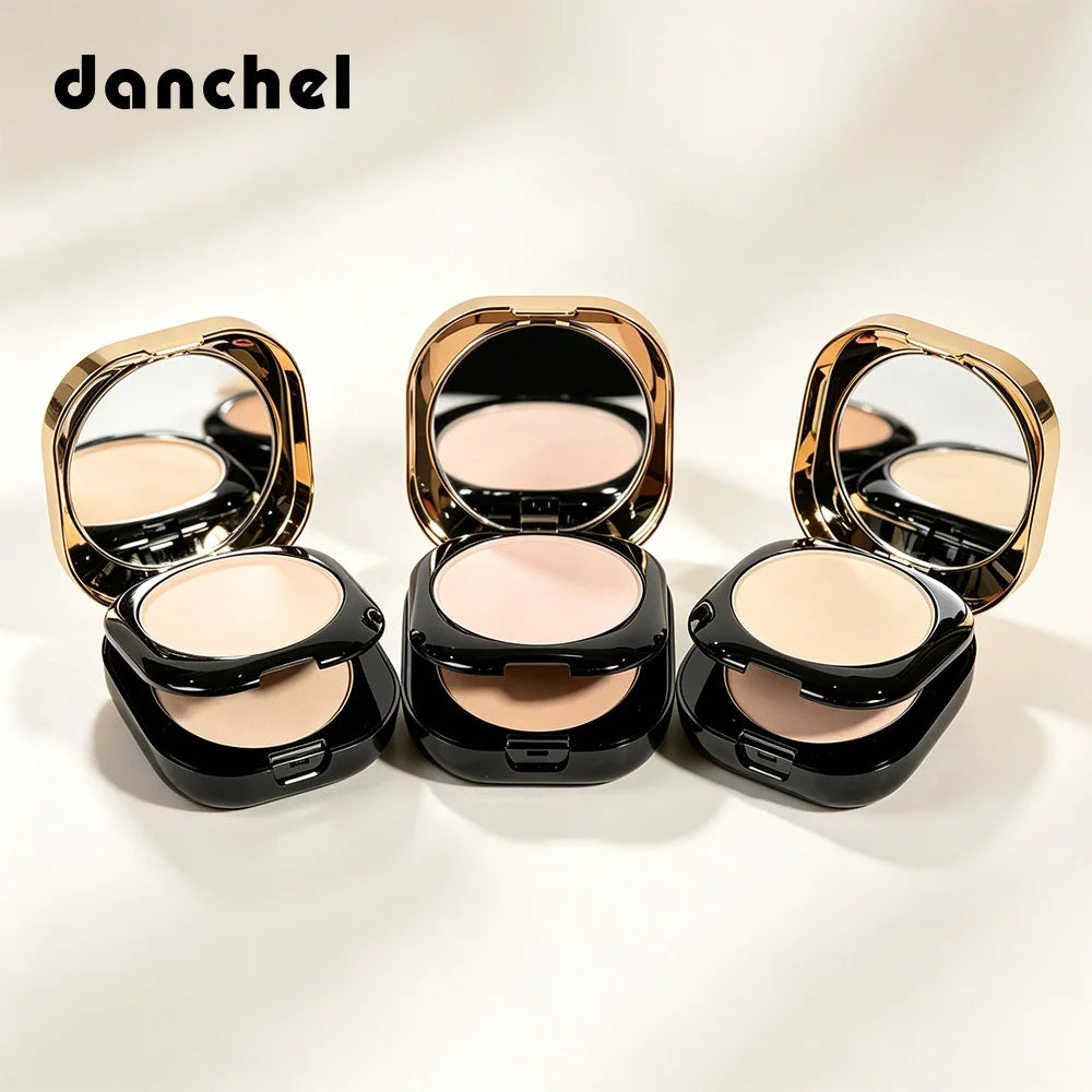 Daily Makeup Routine Flawless Collagen Pressed Powder Matte Finish - 3
