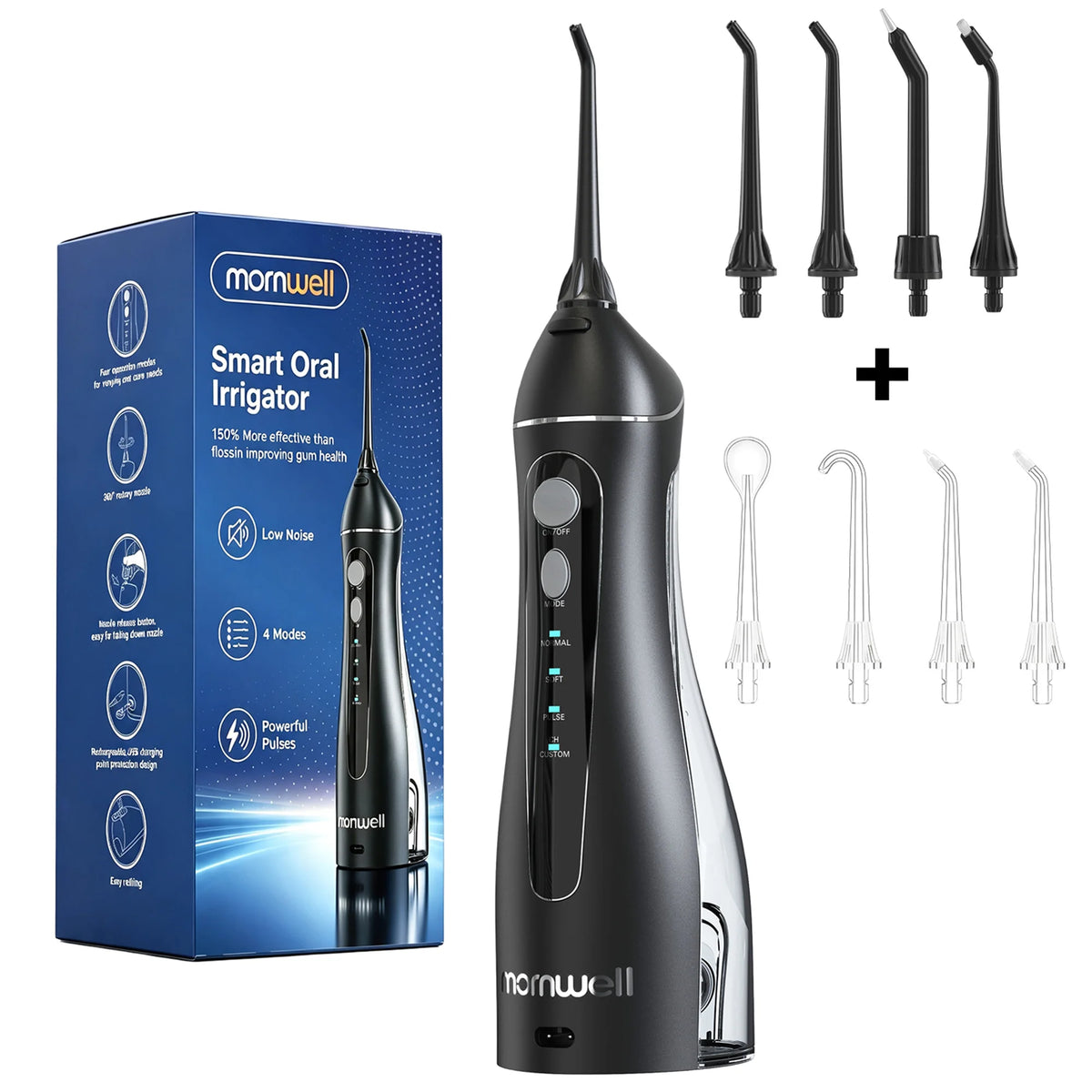 Daily Routine Cordless Water Flosser for Teeth Deep Cleaning and Gum Care