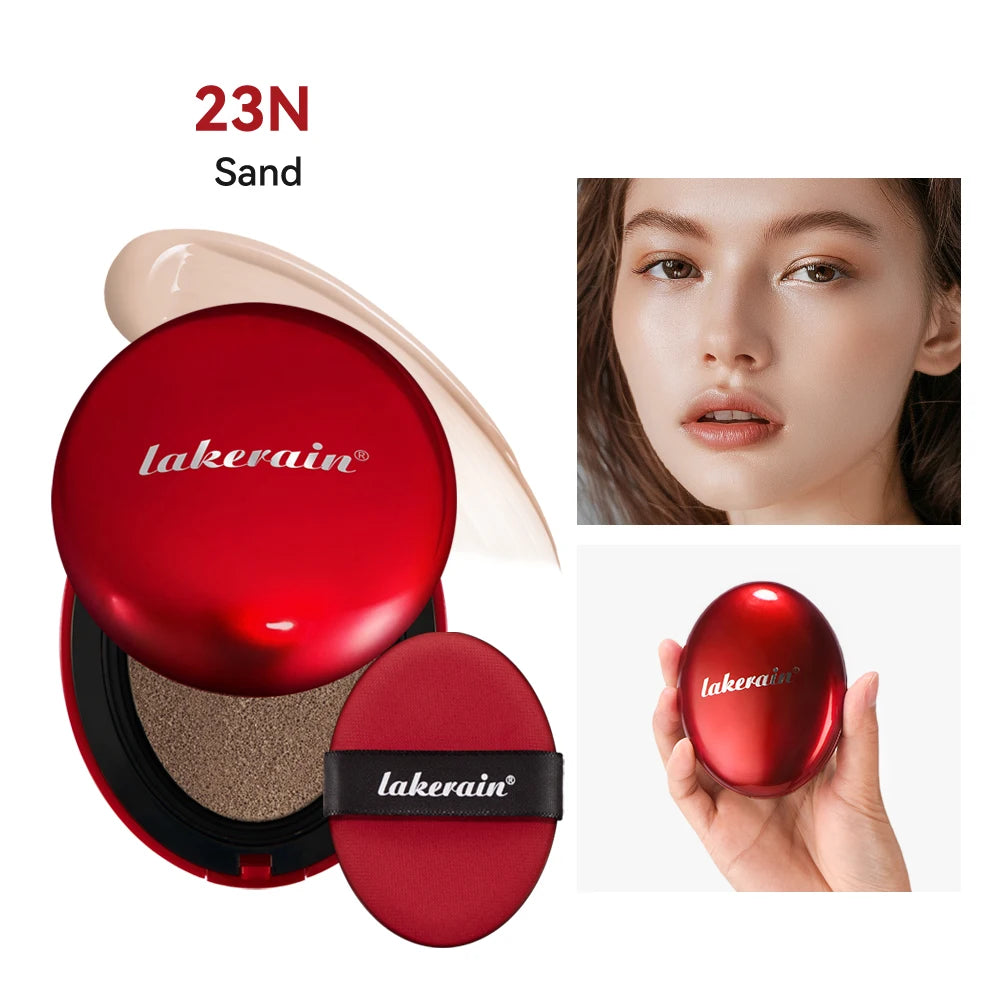 Korean makeup Super Fit Cushion Foundation with waterproof cover.