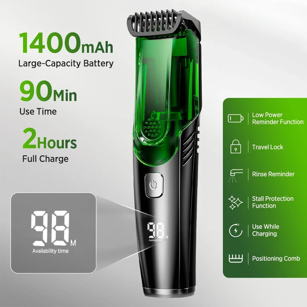 Bathroom Cordless Electric Men Beard Hair Trimmer For Easy Grooming