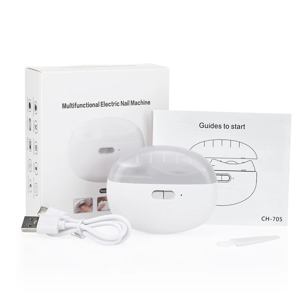 At Home Electric Nail Clipper Safe Trimming And Polishing Tool - 15