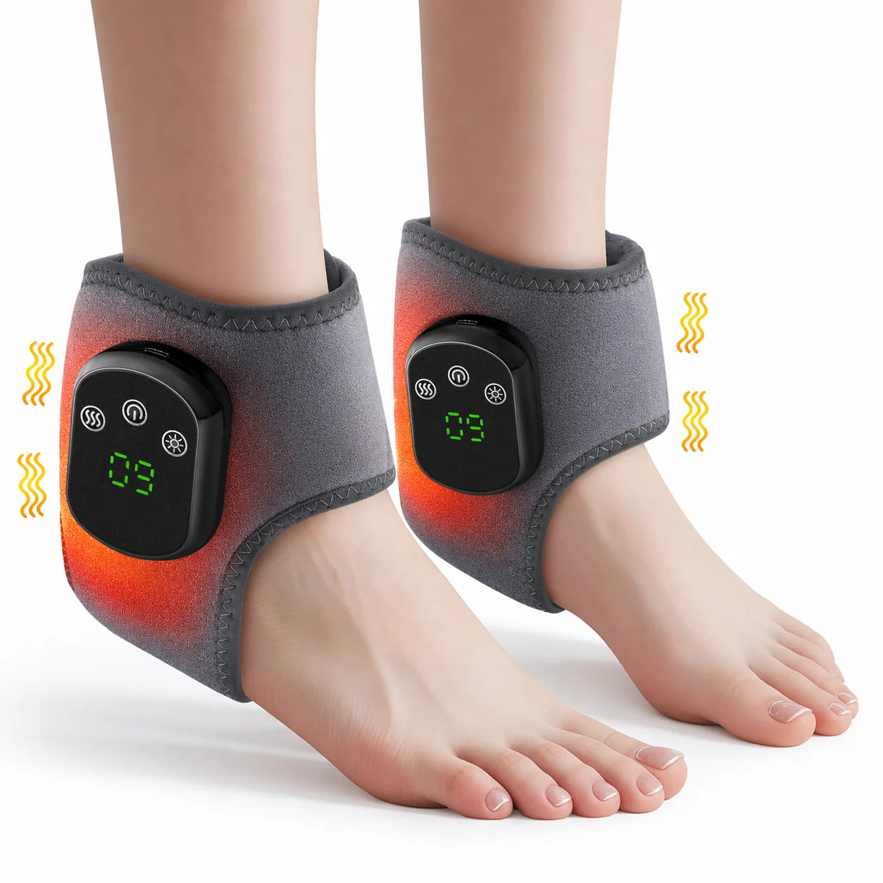 Relaxing at home heated ankle massager with soothing warmth - 16