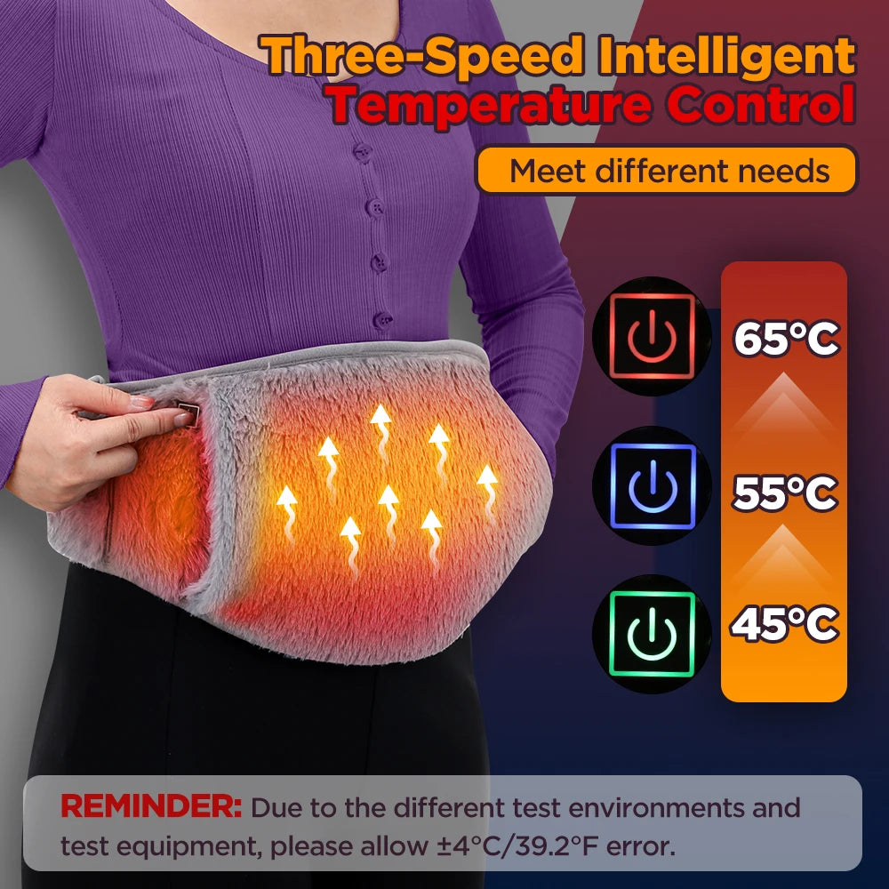 Winter Cold Relief Electric Heating Belt and Abdomen Hand Warmer
