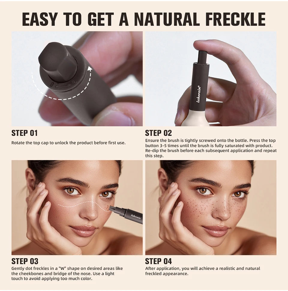 Daily Makeup Freckle Stamp Natural Look Long Lasting Pencil