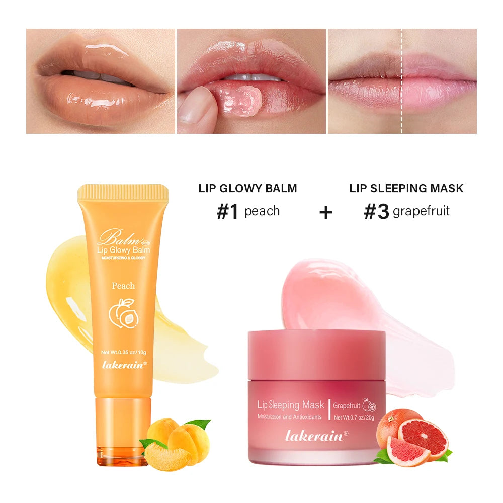 Daily Care Lip Balm and Mask Set for Smooth and Hydrated Lips