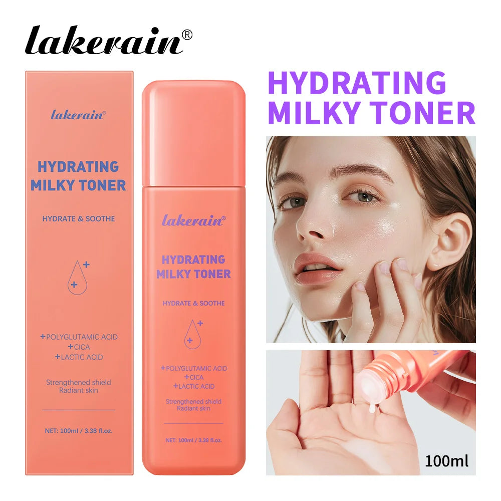 Daily Skin Care Milk Glow Toner for Dry And Tired Skin Hydration