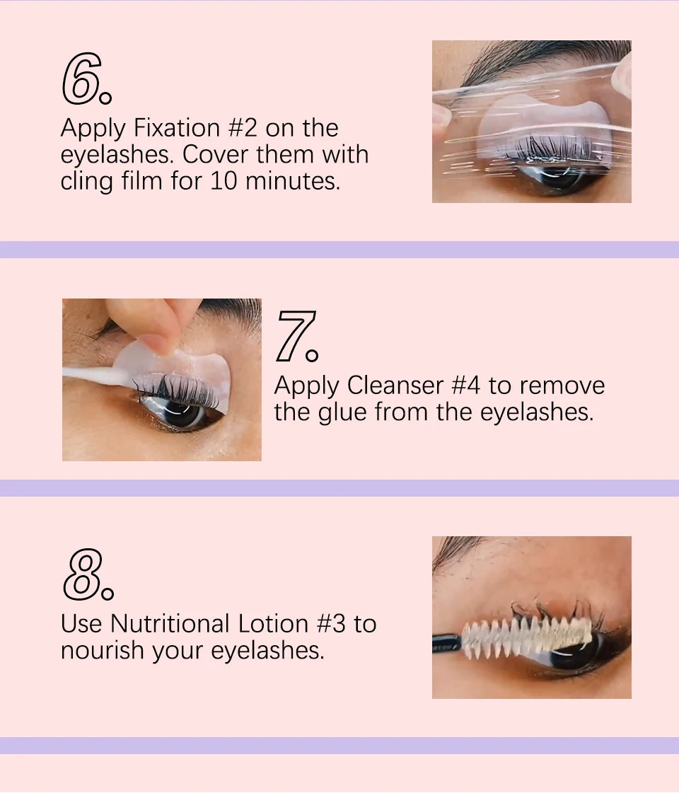 At Home Lash Lift Kit for Semi Permanent Curling and Lengthening