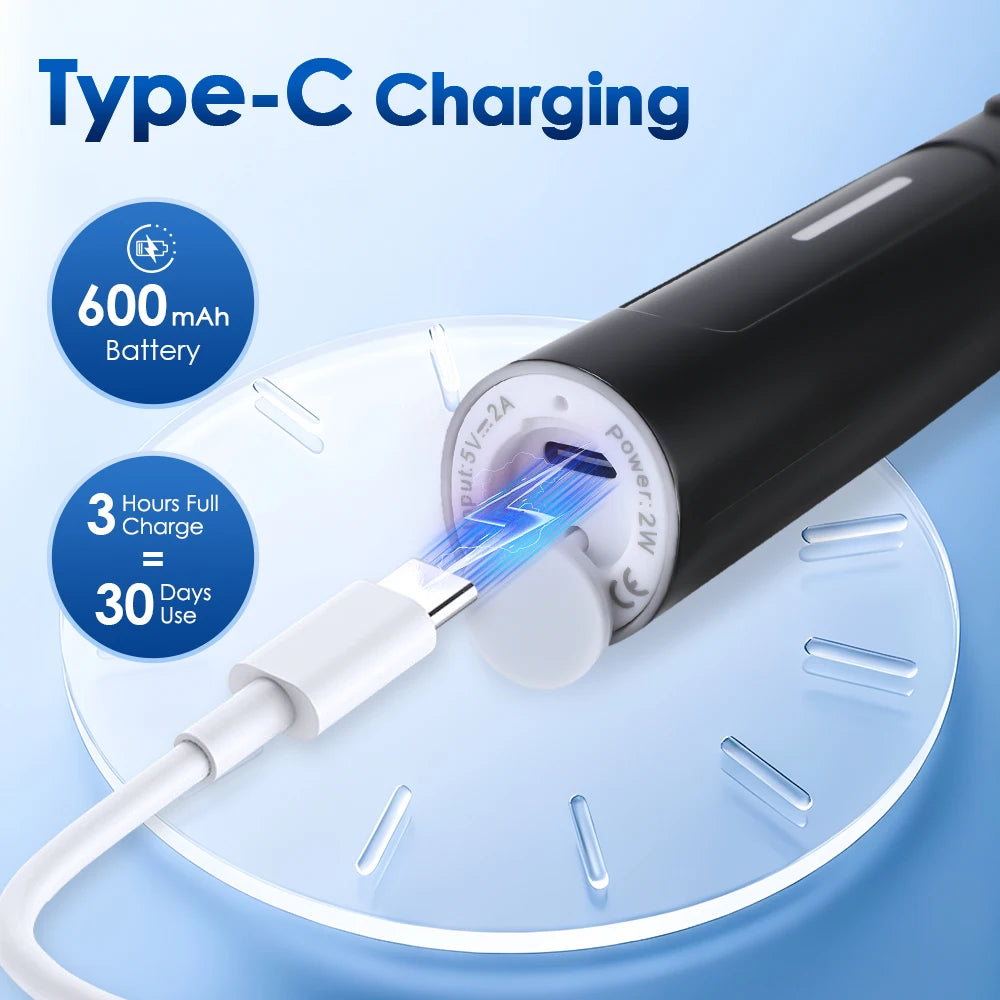 Daily bathroom routine electric toothbrush for a deeper clean - 8