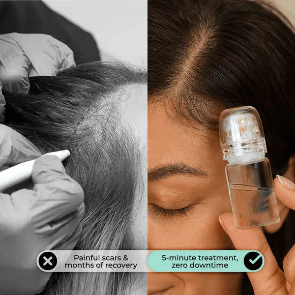Scalp Care Microneedle Hair Regrowth Care Kit for Deep Nourishment - 3