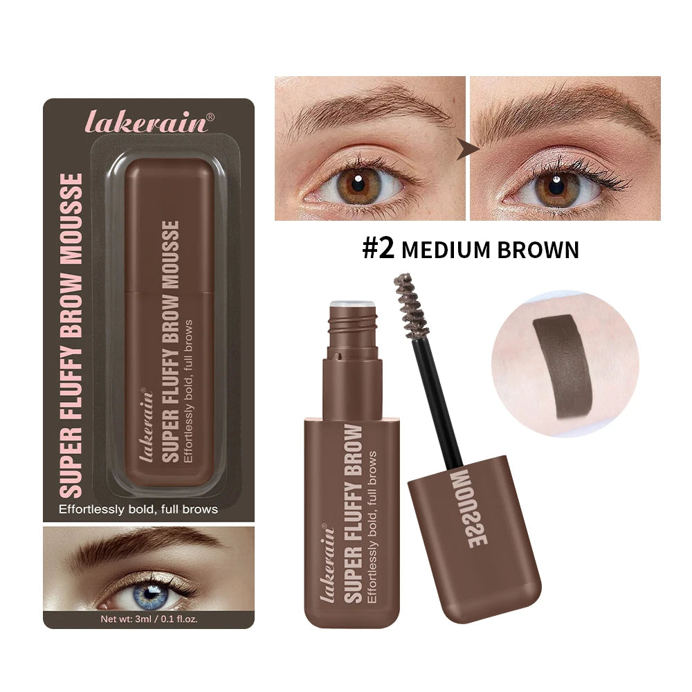 Daily Makeup Routine Waterproof Eyebrow Mousse for Thick Fluffy Brows - 21