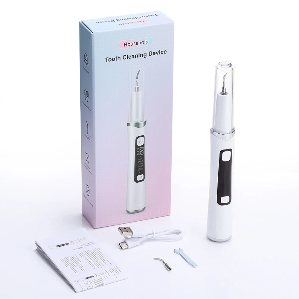 Bathroom Dental Scaler Electric Tooth Cleaner for Tartar Plaque Removal - 19