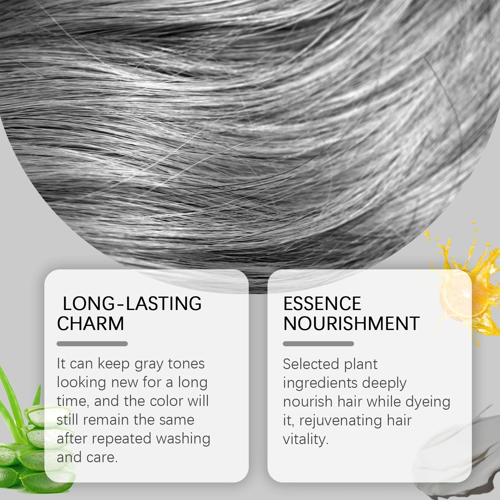 Bathroom Hair Coloring Gray Hair Dye Cream Cover White Hair Permanently - 9