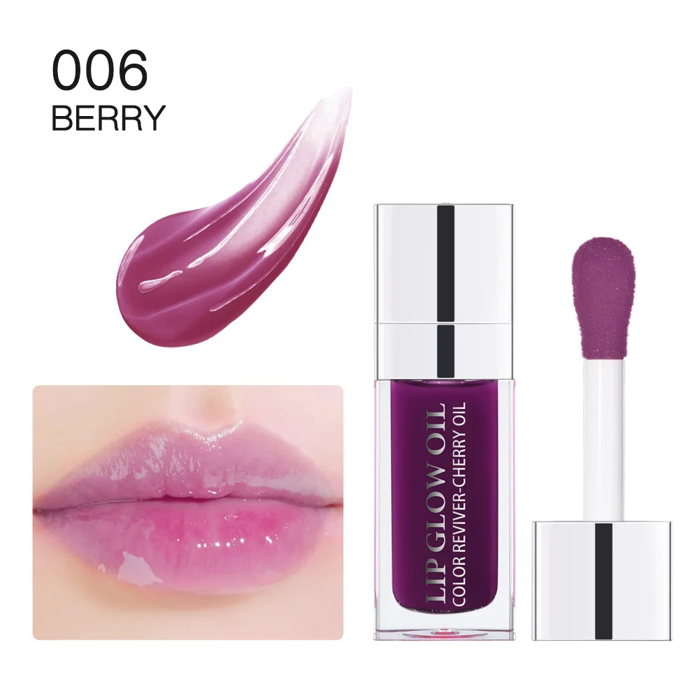 Daily Makeup Lip Oil Plumping Lip Gloss for Hydrated Shine