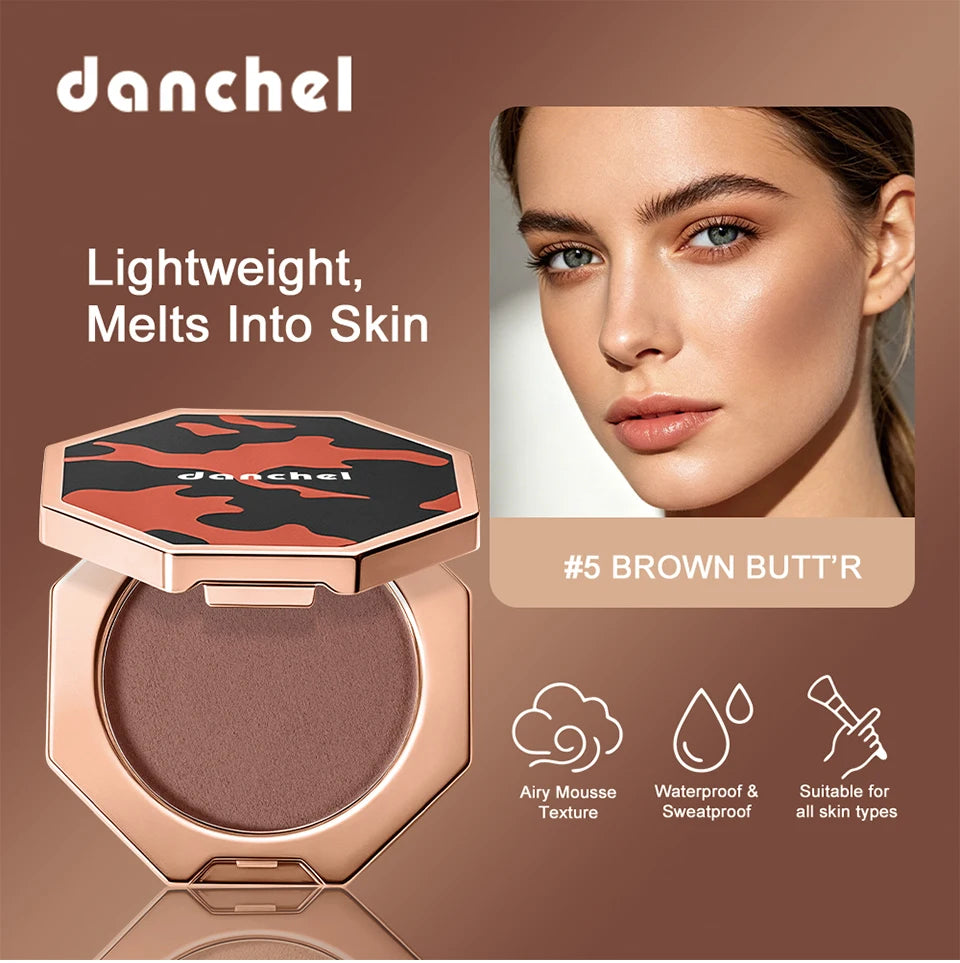 Daily Makeup Cream Mousse Contour Bronzer Soft Blend Matte Sculpt Shading