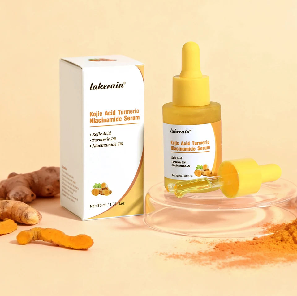 Face Skin Kojic Acid Turmeric Serum for Brightening and Hydration - 19