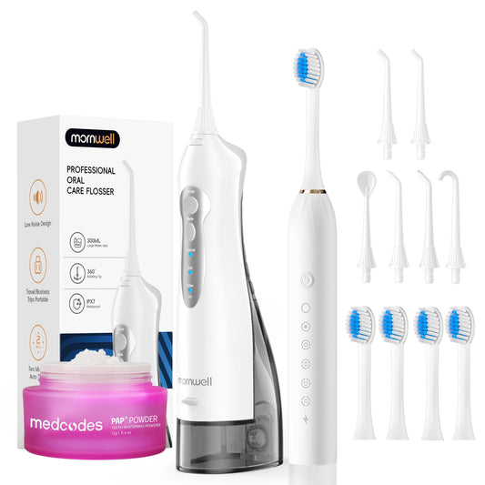 Bathroom Oral Care Mornwell Water Flosser And Electric Toothbrush Kit