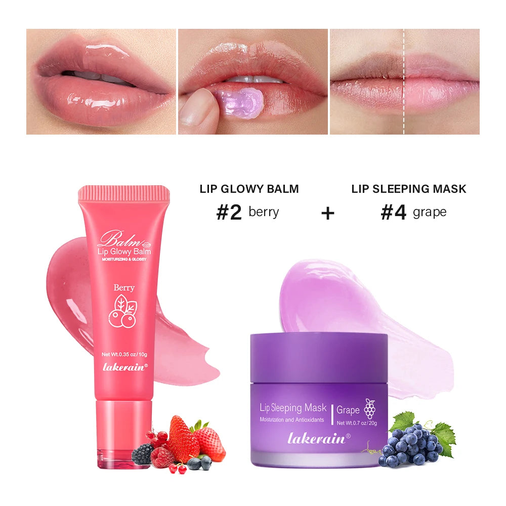 Daily Care Lip Balm and Mask Set for Smooth and Hydrated Lips