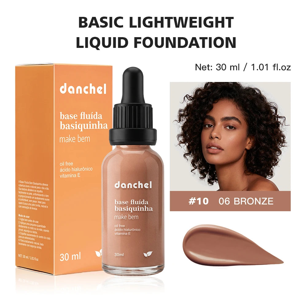 Daily Makeup Lightweight Liquid Foundation for Soft Matte Coverage